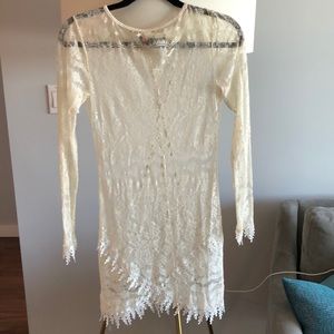 For Love and Lemons white lace dress